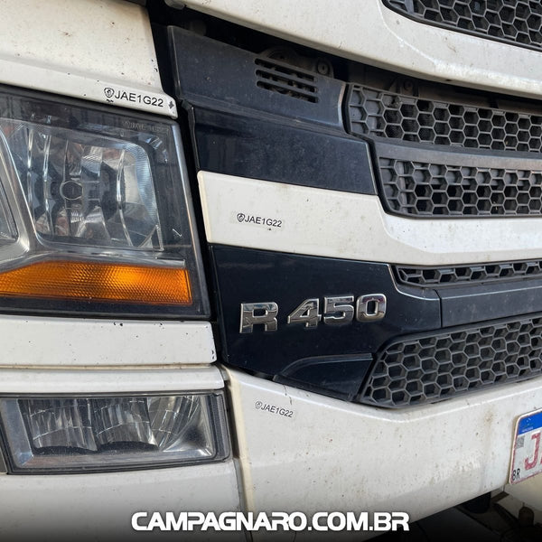 Emblema de Pôtencia Inox Espelhado Scania NTG