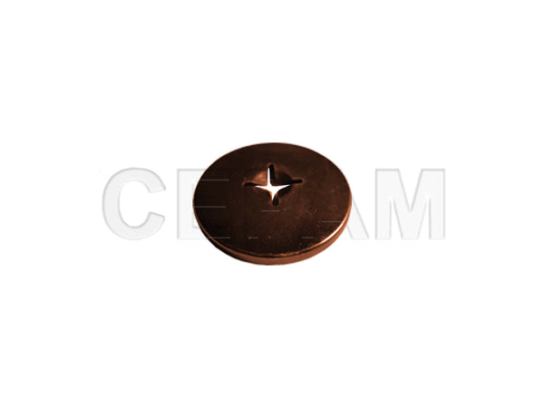 Arruela Forração Inf. Capô do Motor Scania S4/S5 (1998 À 2018)(todos) - foto do fabricante Cepam