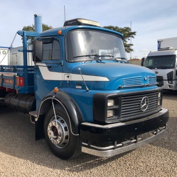Para-choque Argentino Simples para Mercedes-Benz 1113 até 1517 - Farol Quadrado "Cara Preta" 1983 até 1990