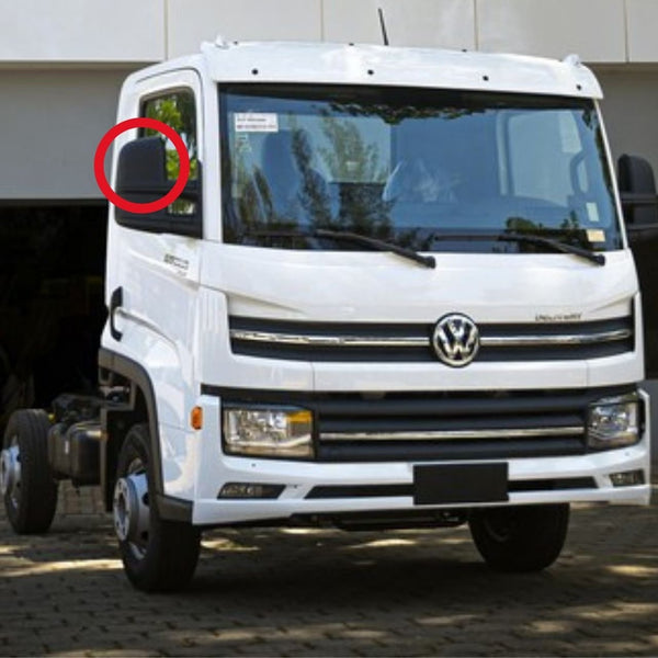Vidro com Base do Espelho Retrovisor Volkswagen Delivery 2018 até 2022 Euro 5 - Superior