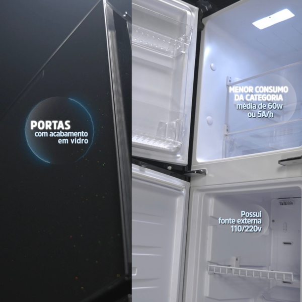 Geladeira Frost Free Inverse Resfriar 153 Litros 12V para Motorhome