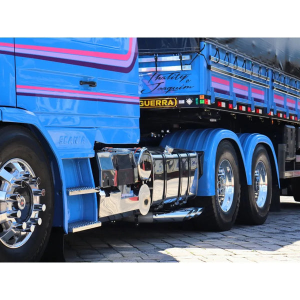 Kit Tanque de Combustível Inox 294 e 397 Litros Scania T R 113 143