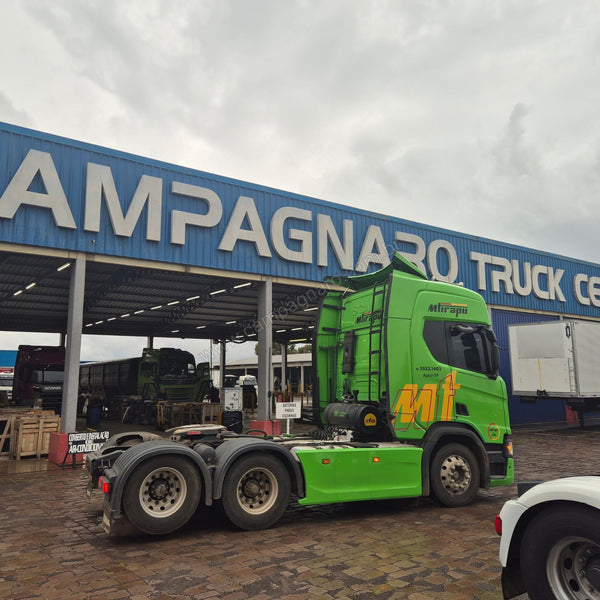 Carenagem Side Skirt Lateral Scania NTG Entre eixo 3150 mm/3350 mm/3550 mm/3600 mm Escapamento Lado Esquerdo - Boff