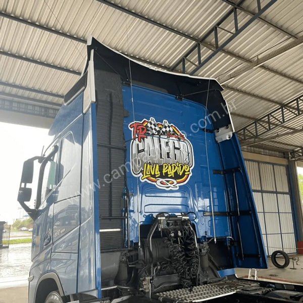 Continuação do Defletor De Ar Volvo New FH