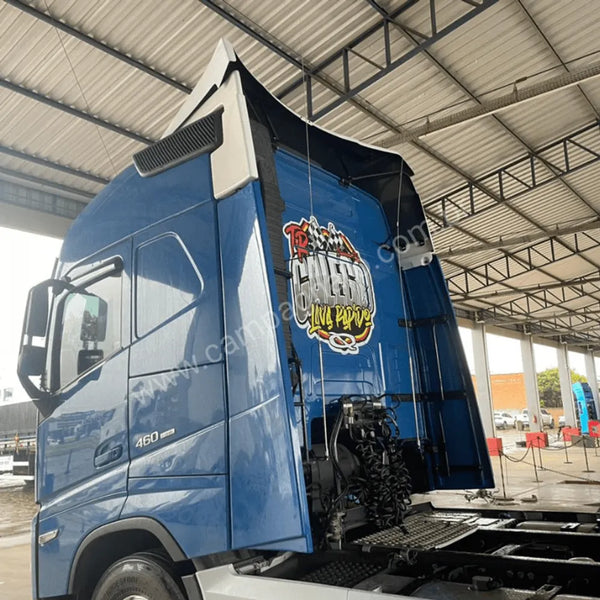 Continuação do Defletor De Ar Volvo New FH