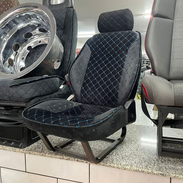 Banco Dianteiro Direito Carona Volkswagen Constellation Aplicação Diversas (Tecido Preto)