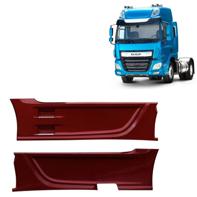 Carenagem Side Skirt Lateral New DAF XF 6x4 - Entre eixo 3475 mm e 3600 mm - Fibroplast