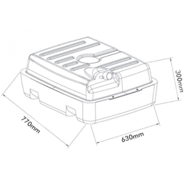 Kit Tanque Plástico para Chevrolet A-10 C-10 D-10 D-20 1991 até 1996