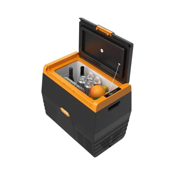 Kit Geladeira 35L Elber + Fonte 12v 24v Caminhão
