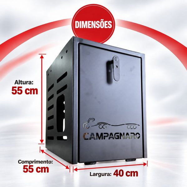Kit Gerador de Energia + Ar Condicionado RT8000 24v Sem Moldura + Caixa de Proteção