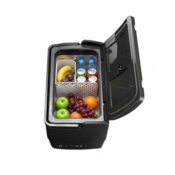 Geladeira Interna 18 Litros 12v 24v Resfriar App Bluetooth - Black