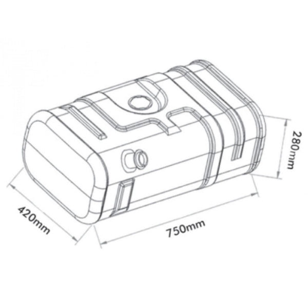 Kit Tanque Plástico Compatível com Iveco Daily