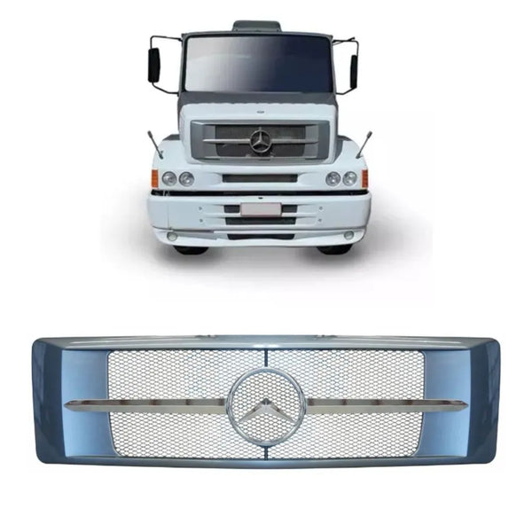 Grade Frontal Com Pintura e Com Cromados Mercedes-Benz 1620 a 1938 - Cinza