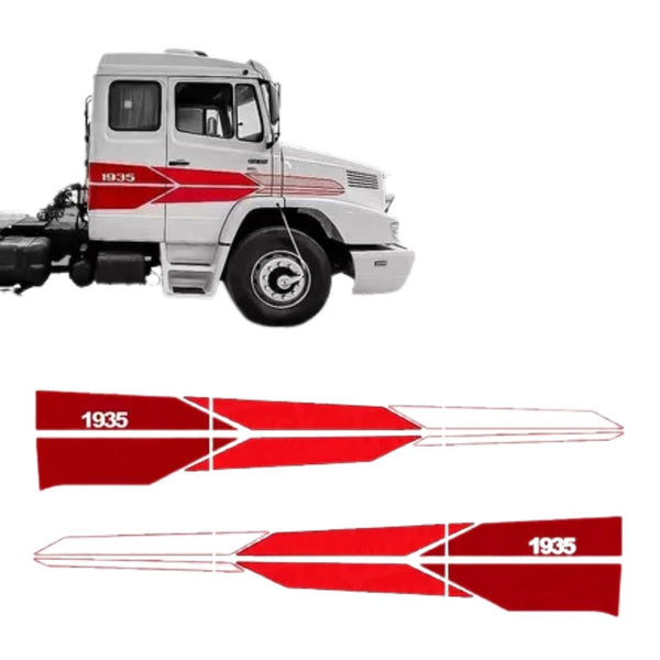 Faixa Lateral Adesivo Mercedes-Benz 1935 2638