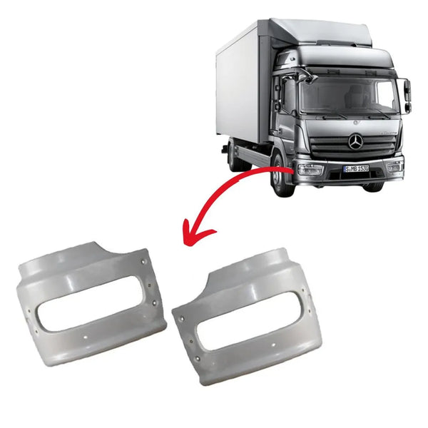 Ponteira Capa Para-choque Mercedes-Benz Atego 2006 a 2009 - Boff