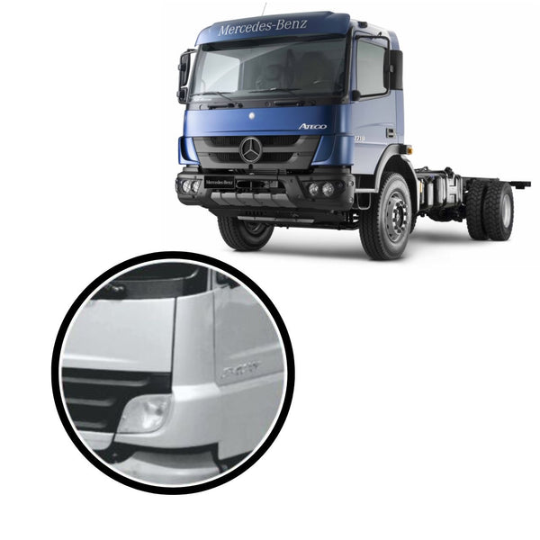 Defletor Coluna Frontal Mercedes-Benz Atego após 2012 Parte Externa - BL Fibras