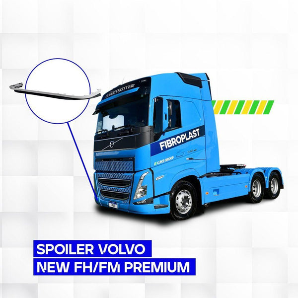 Spoiler Com Borracha Volvo FH a partir de 2015