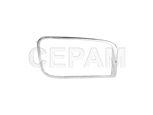 Aro do Farol do Mercedes-Benz Axor (cromado) Lado Direito - foto do fabricante Cepam