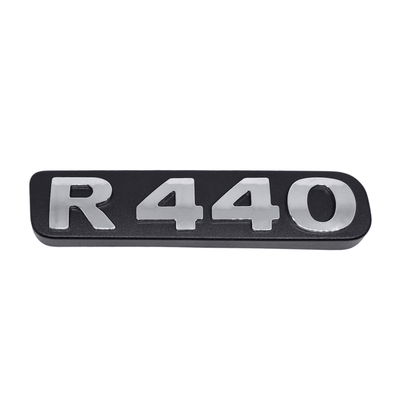 Emblema de Potência R440 - Scania Série 5 (Pintado e Cromado)