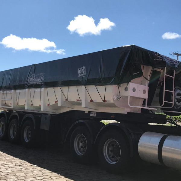 Lona de Vinil para caminhão 9,6 x 5,1 Metros (Impermeável)