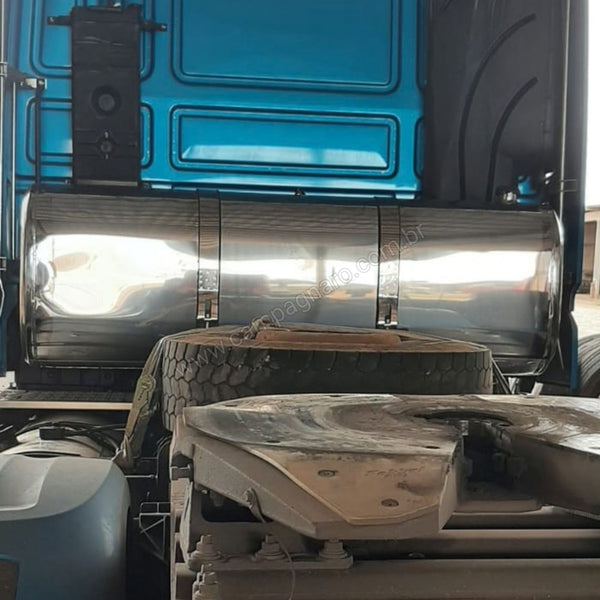 Tanque de Combustível Auxiliar de Inox 600 Litros Oval - Completo