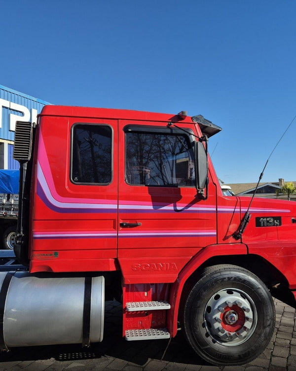 Faixa Lateral Adesivo Scania 113 94 até 97 Cabine T