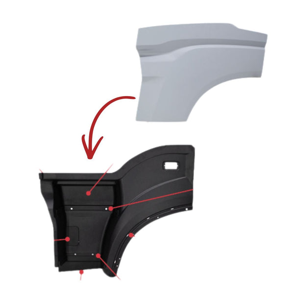 Extensão da Porta Externa - Iveco S-Way