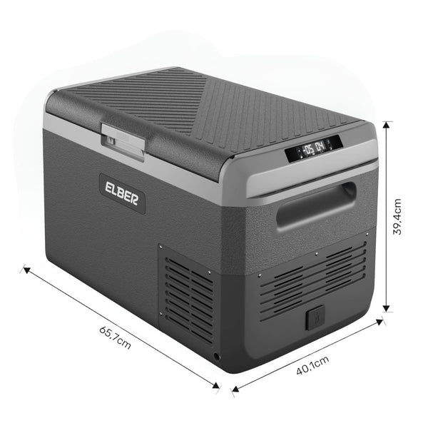 Geladeira Portátil Day2Day Dark 40 Litros Dual Zone 12V/24V 110v 220v