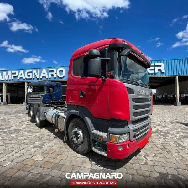 Capa do Farol Acrílico Individual Sinaleira Scania P G R Highline Streamline 2013 a 2018 Colado na Sinaleira