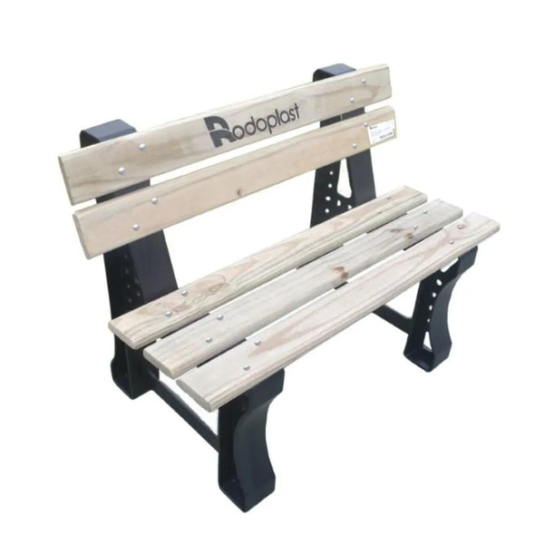 Banco de madeira com 2 Lugares Modelo Standart - Rodoplast