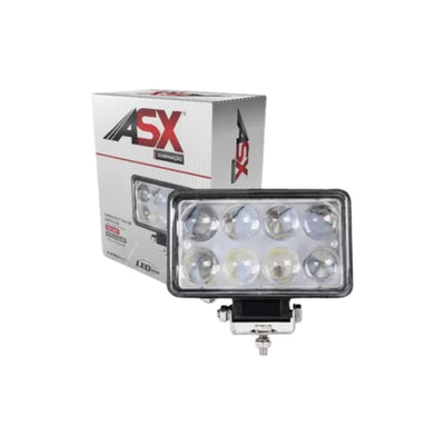 Farolete Retangular Worklight Bivolt 4 D 8 Leds 24 Watts