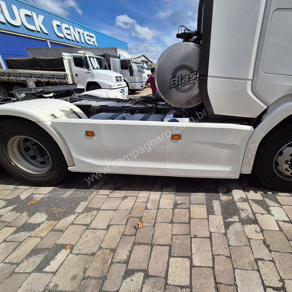 Carenagem Side Skirt Lateral Scania NTG Entre eixo 3150 mm/3350 mm/3550 mm/3600 mm Escapamento Lado Esquerdo - Boff