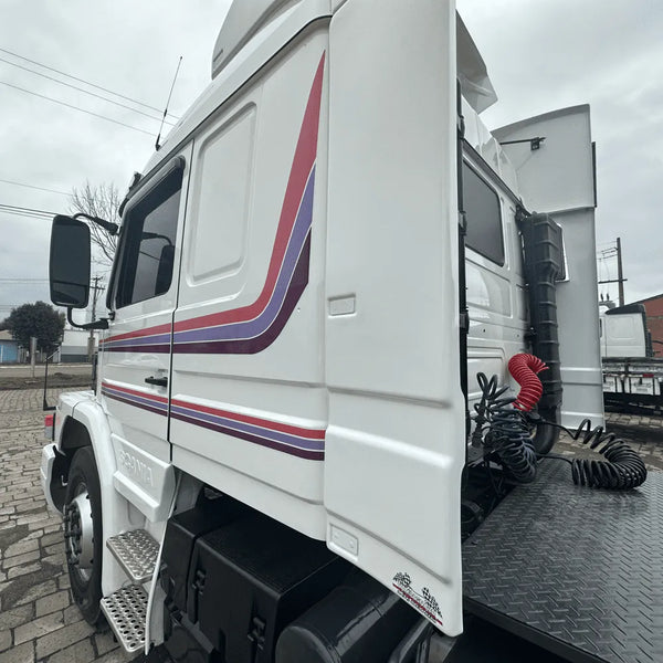 Defletor de Ar Scania T R 112 113 Topline Teto Alto Completo - Rodoplast