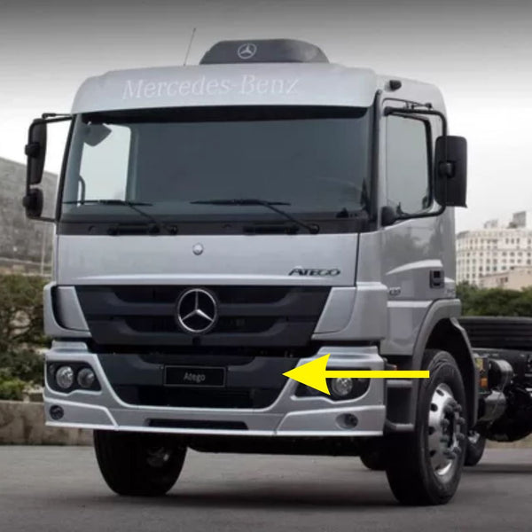 Grade Frontal Inferior Mercedes-Benz Atego 2012 - Branco