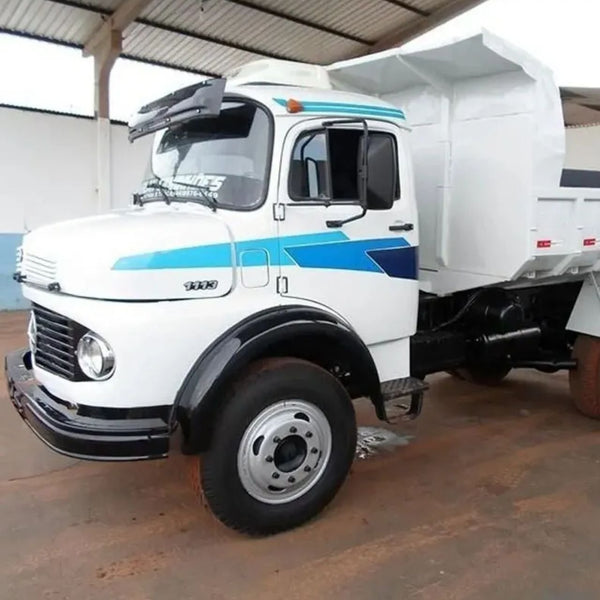 Estribo Inox Lateral Mercedes-Benz 1113 1114 Tipo Escada