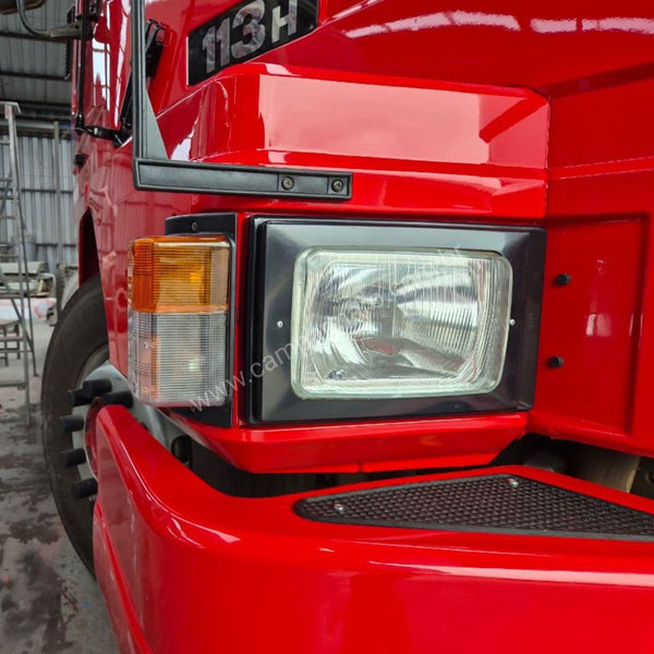 Farol Principal Scania 112 113 T R H4 - Com moldura Preta