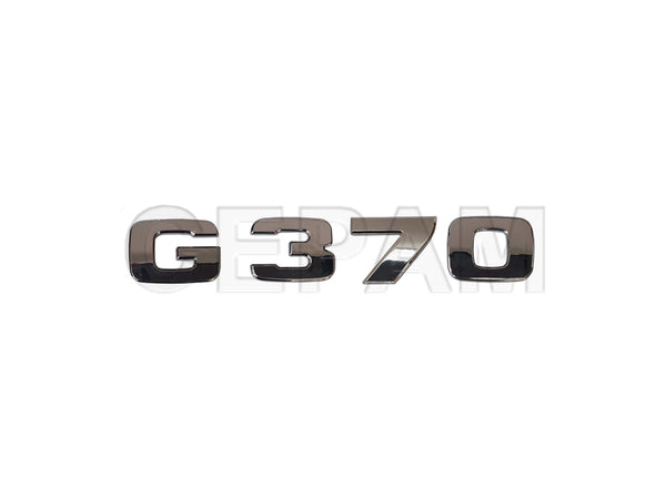 Letreiro G 370 Scania NTG (após 2019) ( Cromado ) - foto do fabricante Cepam