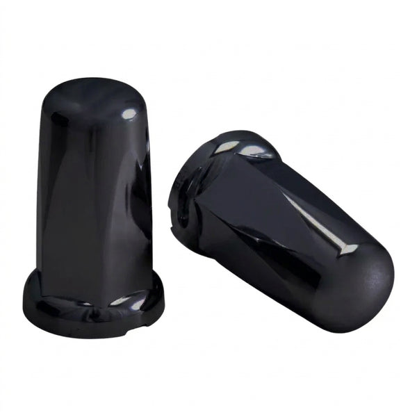 Capa de Porca de Roda Belga Modelo Black 32 mm 33 mm - 10 Unidades