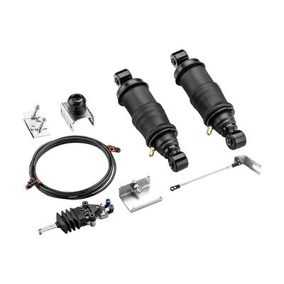 Conjunto Completo Mola Pneumática da Cabine Mercedes-Benz Axor Série 20 2006 a 2023 Traseiro - foto do fabricante Suspentech