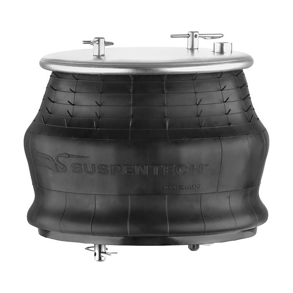 Mola Pneumática Suspensão do Eixo Ônibus Scania K-124 IB/EB, L-94 IB e K-400 Dianteira (kit sem base) - foto do fabricante Suspentech