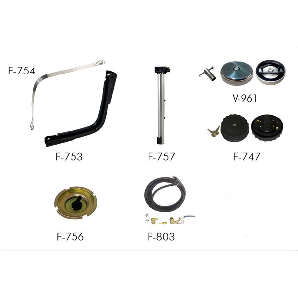 Kit Fixação Tanque Alumínio Compatível com Iveco Stralis Tector