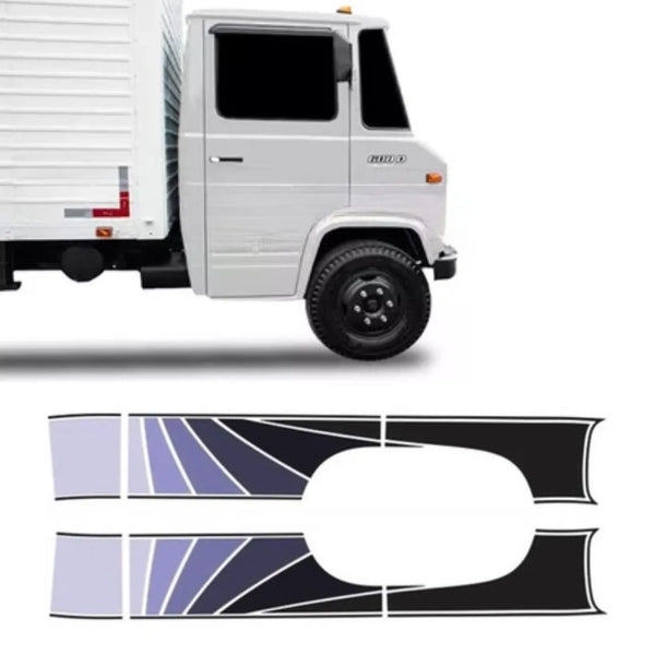 Faixa Lateral Adesivo Mercedes-Benz 608