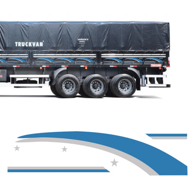 Faixa Adesivo para Carreta do Volvo Série 25 anos