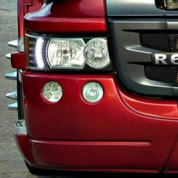 Capa do Farol e Sinaleira Acrílico Scania P G R Highline Streamline 2013 a 2018 com Dobradiças