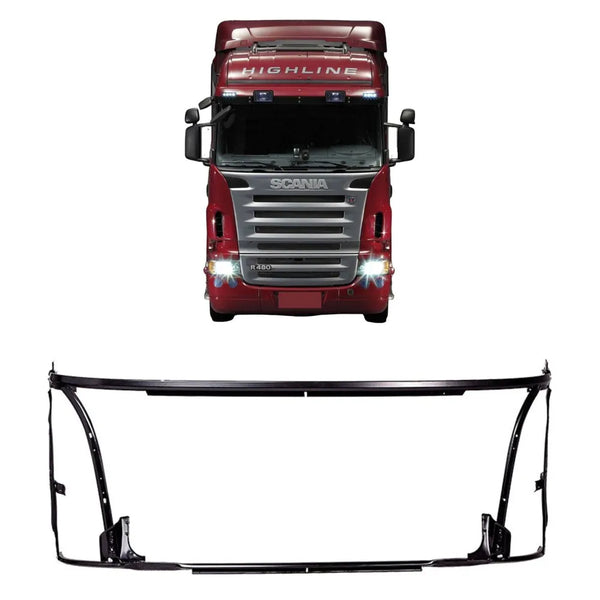 Armação da Grade Superior Scania 2008 até 2018 Alumínio - Boff