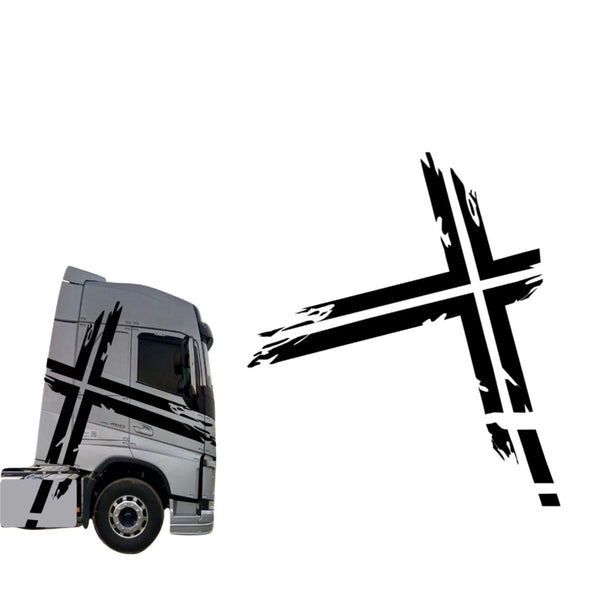 Faixa Adesivo Lateral VOLVO FH Performance Edition (Preta)