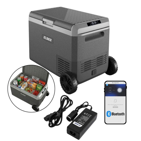 Geladeira Portátil Day2Day 50 Litros Dual Zone Dark PRO com Rodas 12V/24V 110V/220V