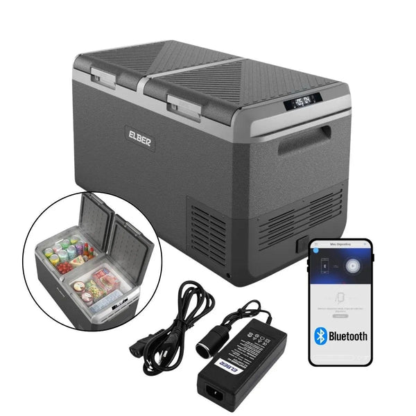 Geladeira Portátil Day2Day 75 Litros Dual Zone Dark 12V/24V 110V/220V