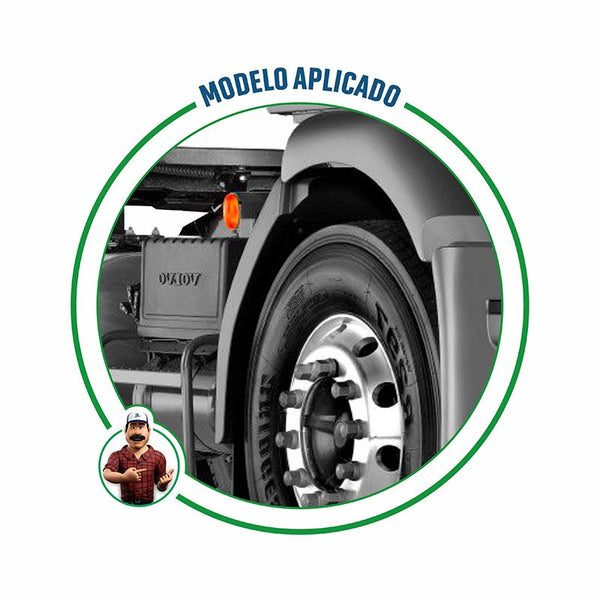 P/ Lama Traseiro Cabina Volvo VM Lado Esquerdo./Lado Direito