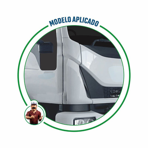 Defletor Coluna Frontal New Iveco Tector - BL Fibras